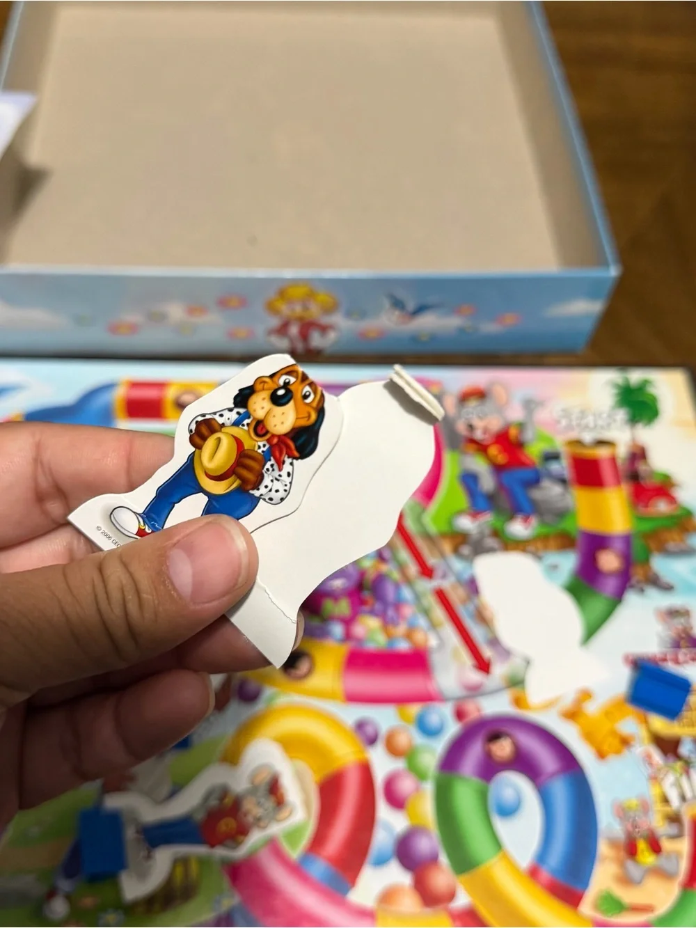 Vintage Chuck E Cheese’s Skytubes Board Game
